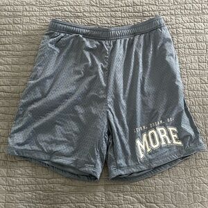 Alphalete LDB Men’s Mesh Shorts in Light Blue - Size M